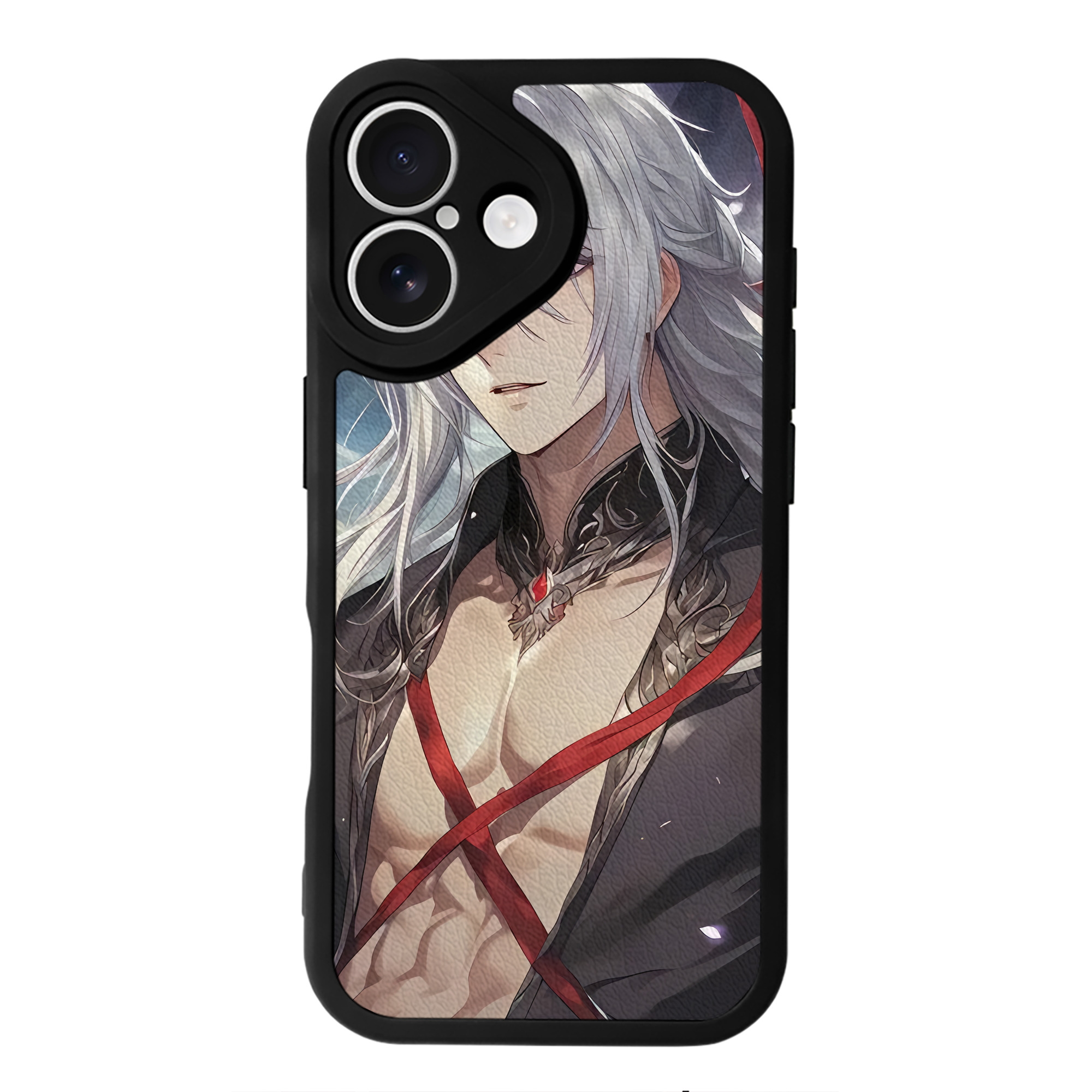 （画像用） 刀剣乱舞 Touken Ranbu 【iPhone 16シリーズ対応】シリコンスマホケース（レザー調） 材質：シリコン